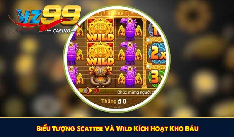 Biểu Tượng Scatter Và Wild Kích Hoạt Kho Báu