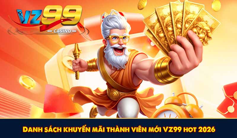 Khuyến Mãi Thành Viên Mới VZ99 Ưu Đãi HOT Nhất 2026 7 Danh sách khuyến mãi thành viên mới VZ99 hot 2026