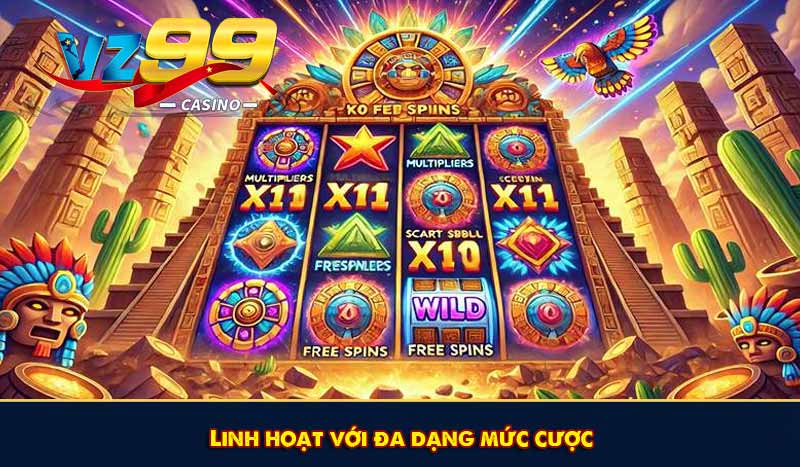 Nổ Hũ Kho Báu Aztec – Hành Trình Giải Mã Bí Ẩn Cực Cuốn Hút 8 Linh hoạt với đa dạng mức cược